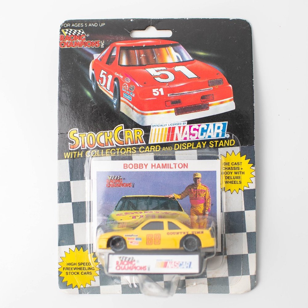 Vintage Bobby Hamilton #68 1991 Stock‎ Car Nascar Collectors Die Cast Car